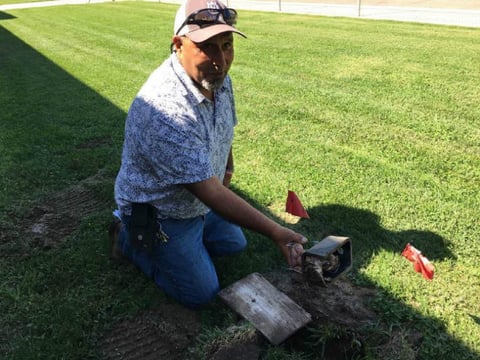 John Lopez, Manteca Unified School District Supervisor for Landscape Services.
